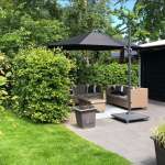 Een lekker louncheset bij vakantiehuisje Plattedijk 1.0
